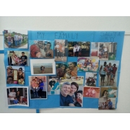 Trabajitos sobre la familia en Ingles con Salita de 5 años
